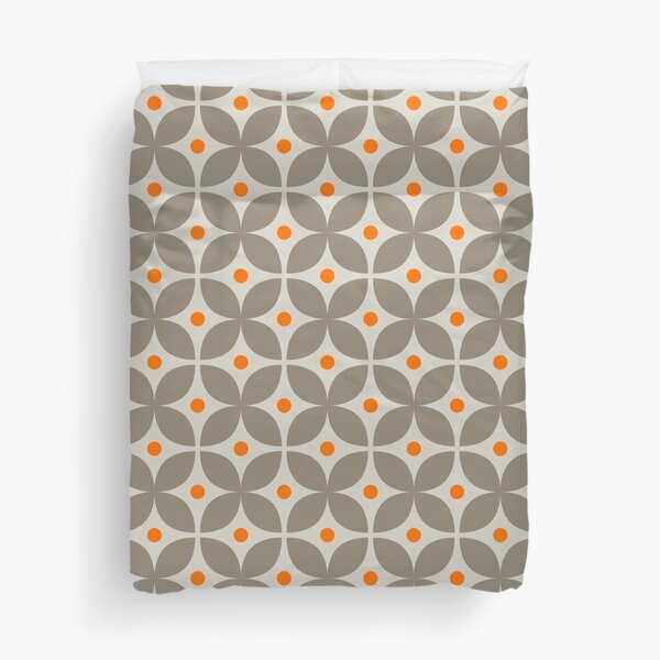 Item preview, Geometric Pattern: Stylised Flower: Grey designed and sold by Red Wolf.