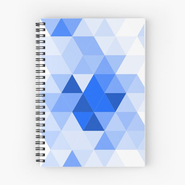 Item preview, Misty blue triangles designed and sold by HelgaScand.