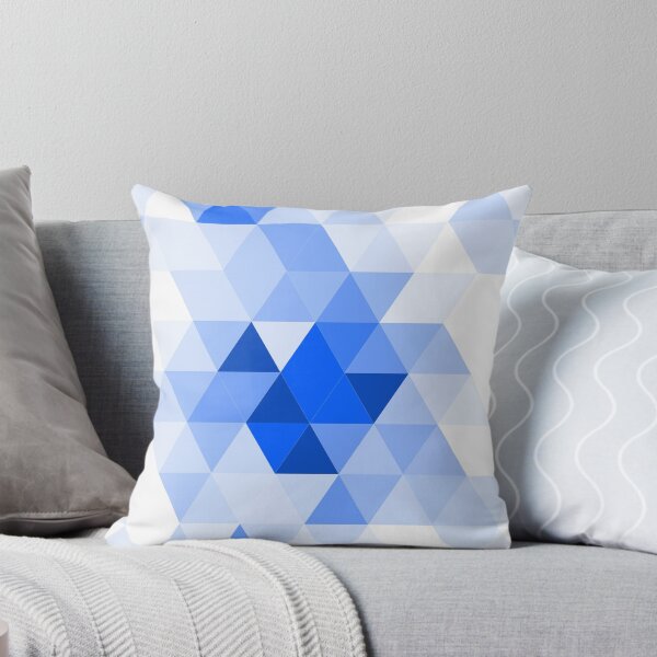 Item preview, Misty blue triangles designed and sold by HelgaScand.