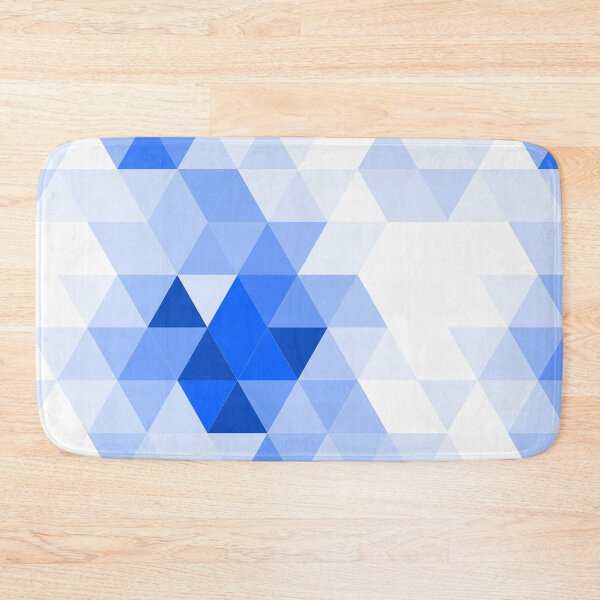 Item preview, Misty blue triangles designed and sold by HelgaScand.
