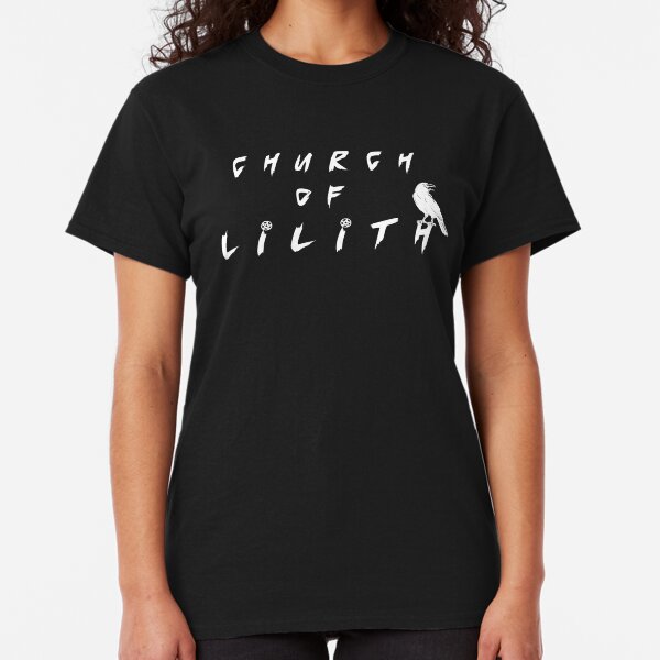 Church of Lilith (White Typography) Classic T-Shirt