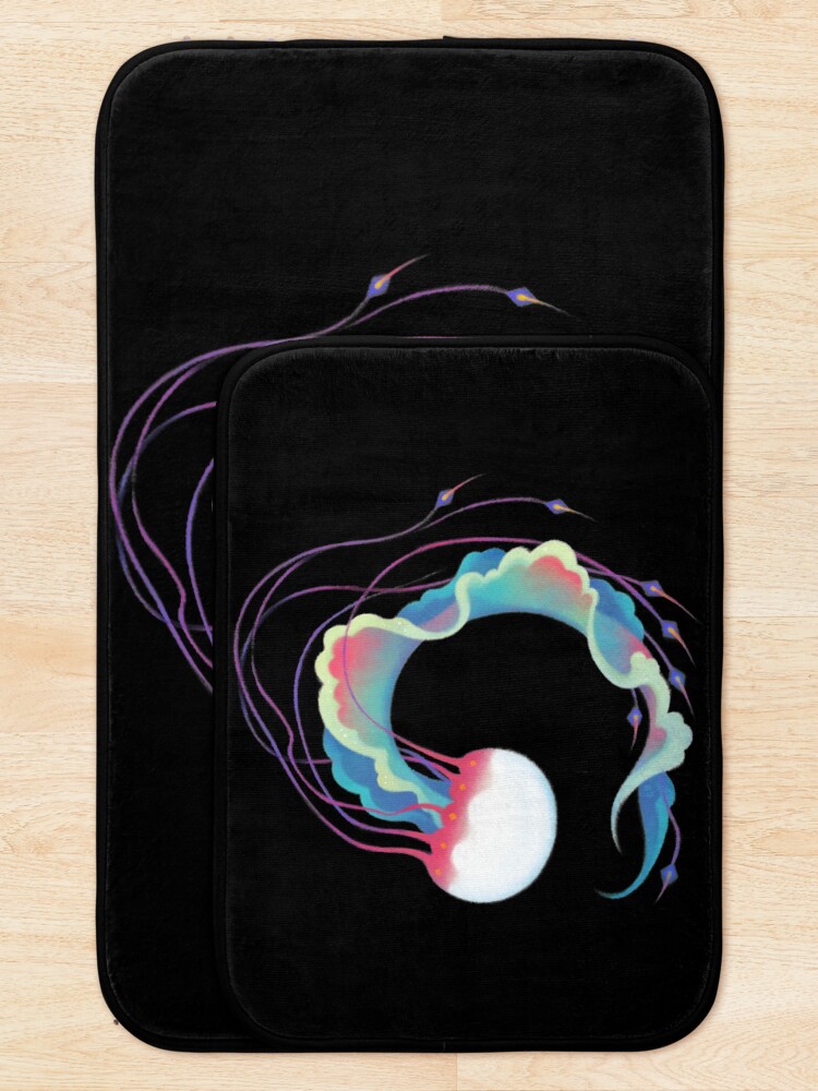 Alternate view of Jelly fish 3 Bath Mat