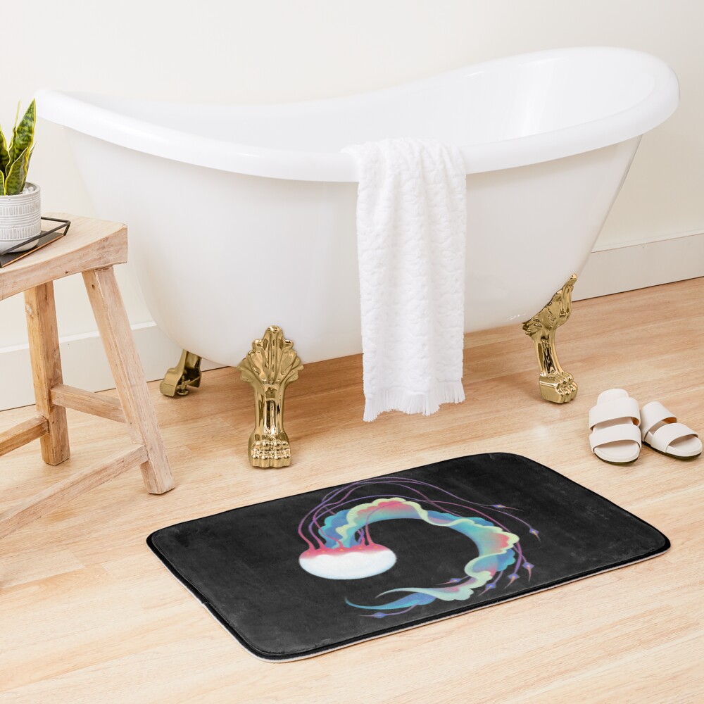Jelly fish 3 Bath Mat