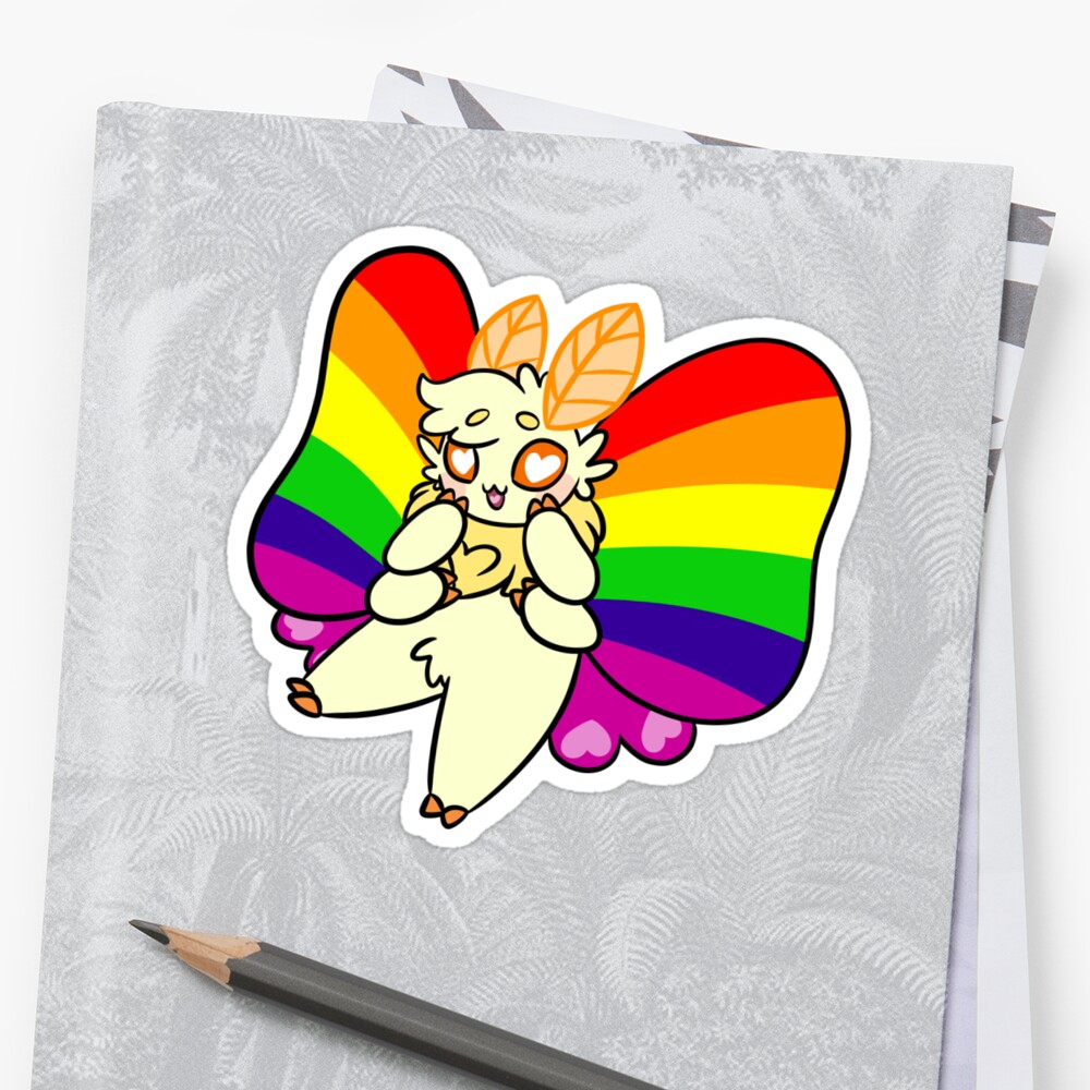 misplaced gay pride stickers