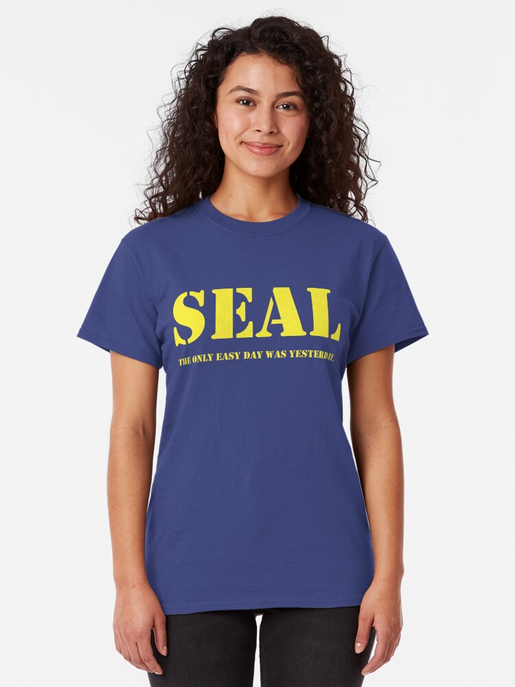 Alternate view of Navy Seal quote Classic T-Shirt