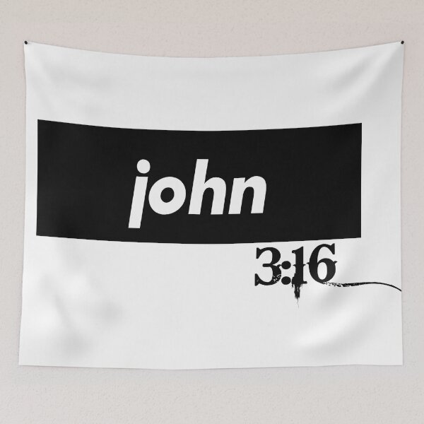 Item preview, John 3:16 Quote The Bible Gospel of John of the New Testament designed and sold by ProjectX23.