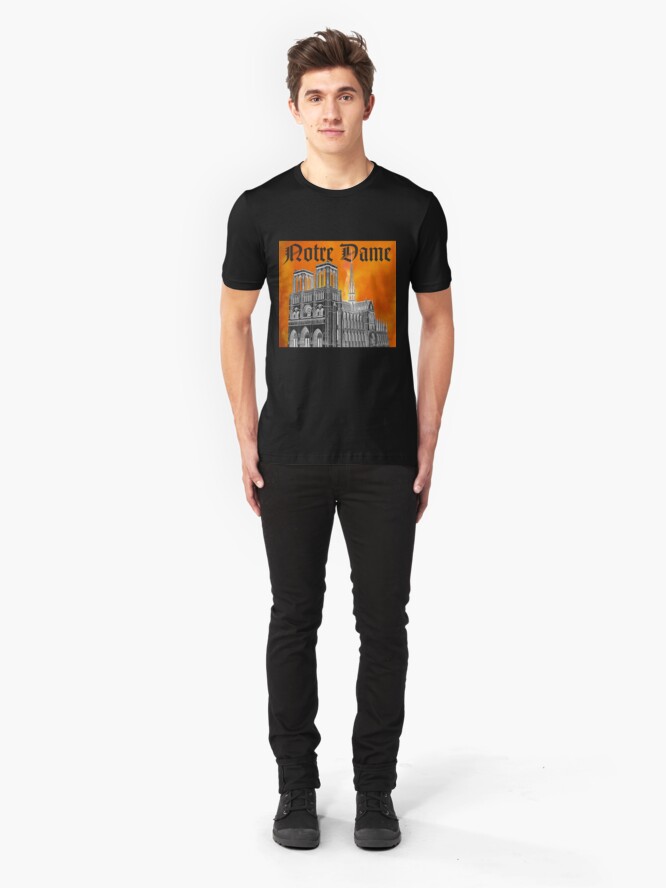 Alternate view of Le Feu de Notre Dame Slim Fit T-Shirt