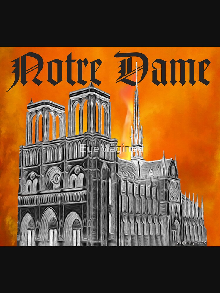 Le Feu de Notre Dame by EyeMagined