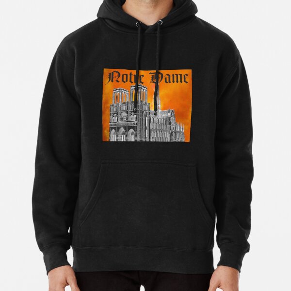 Le Feu de Notre Dame Pullover Hoodie