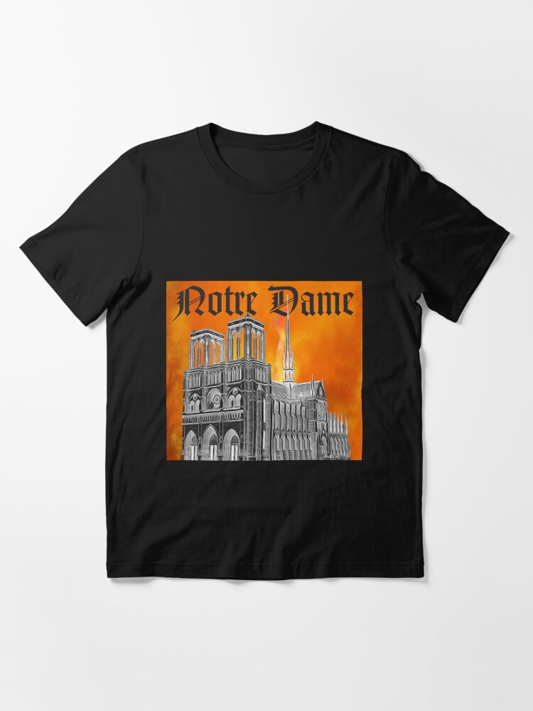 Alternate view of Le Feu de Notre Dame Essential T-Shirt
