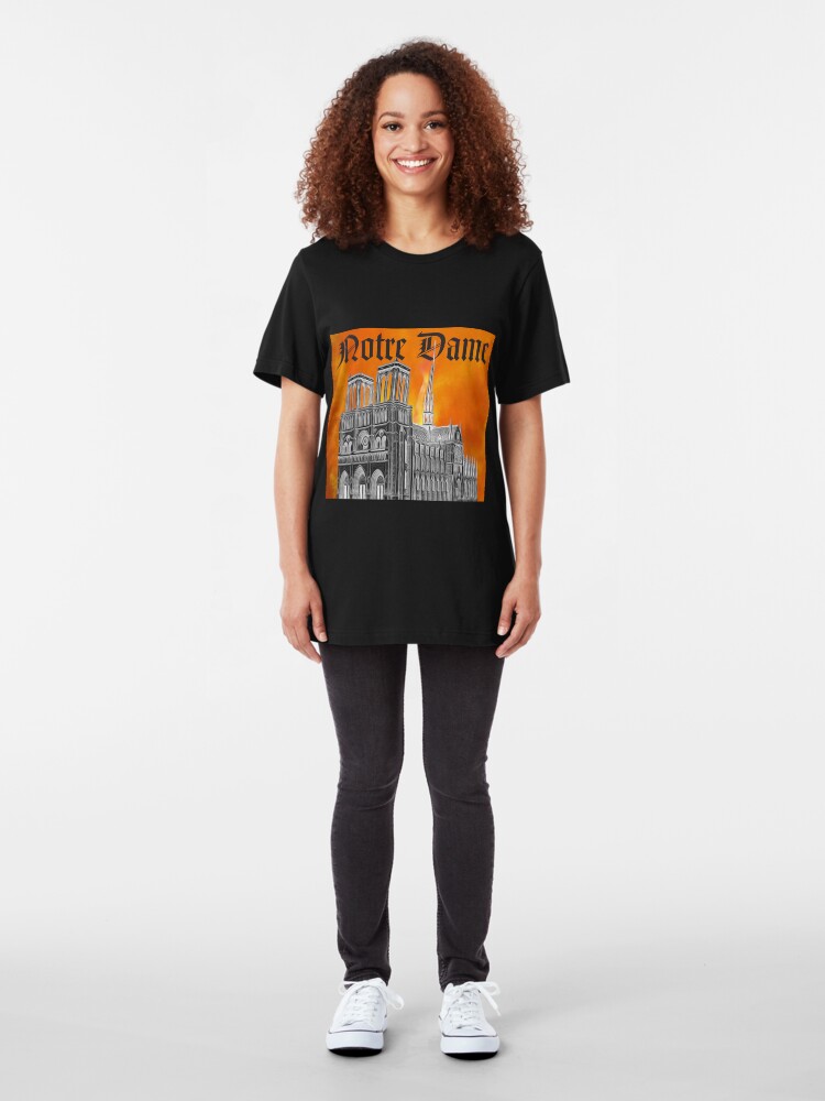 Alternate view of Le Feu de Notre Dame Slim Fit T-Shirt