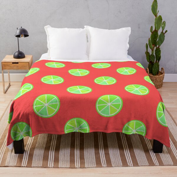 Item preview, lime green citrus on red designed and sold by M-Lorentsson.