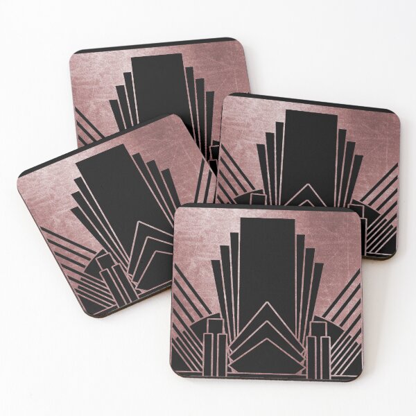 Item preview, Pink art deco design designed and sold by peggieprints.
