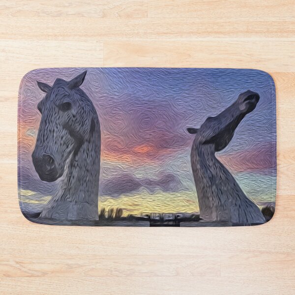 Item preview, Kelpies Horse Sculptures Digital Art designed and sold by davidelder.