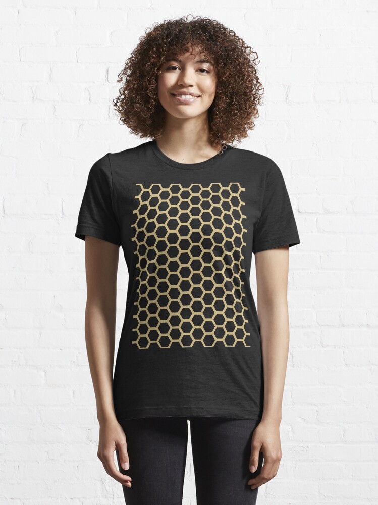 honeycomb material t shirt