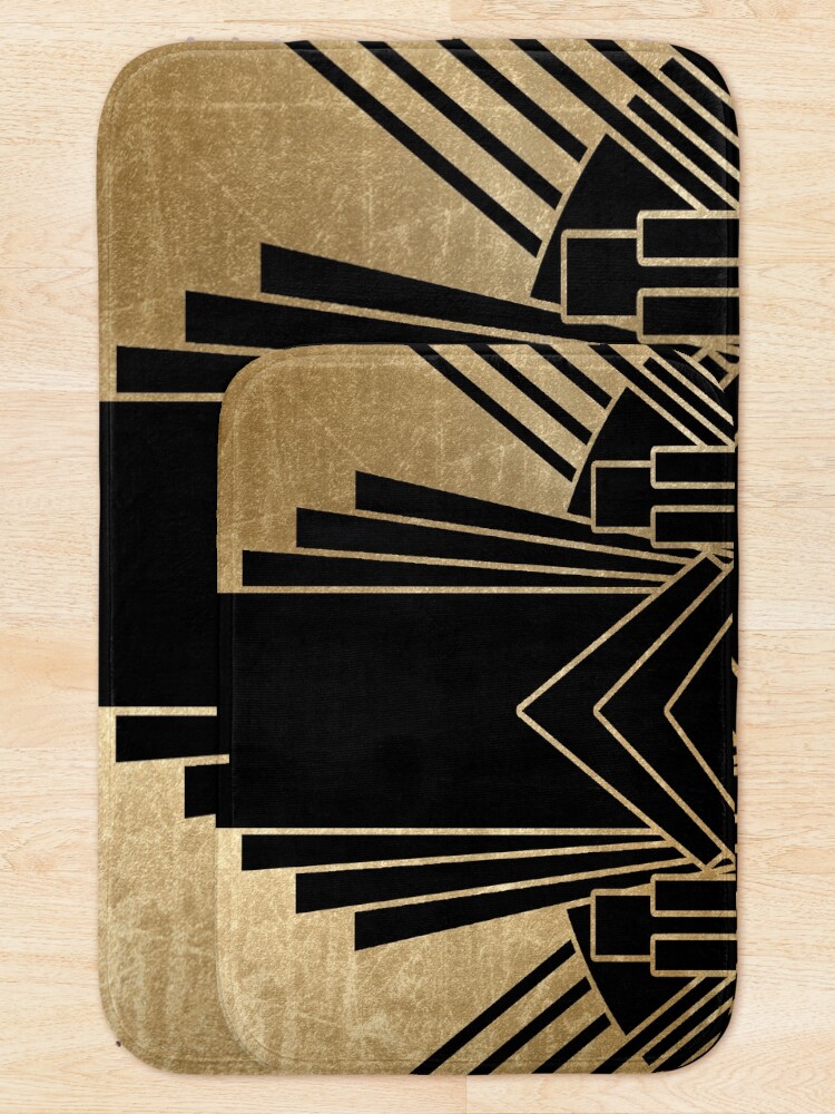 "Art deco design" Bath Mat for Sale by peggieprints Redbubble