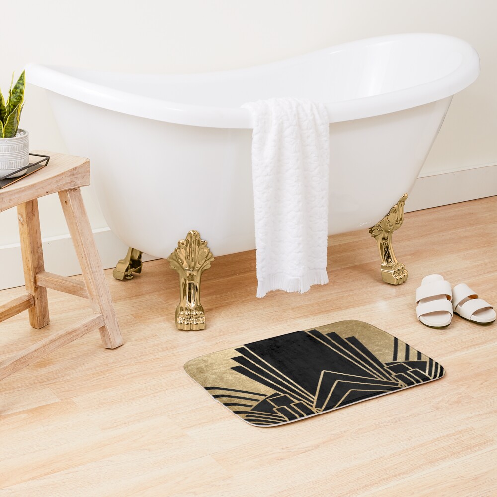 "Art deco design" Bath Mat for Sale by peggieprints Redbubble