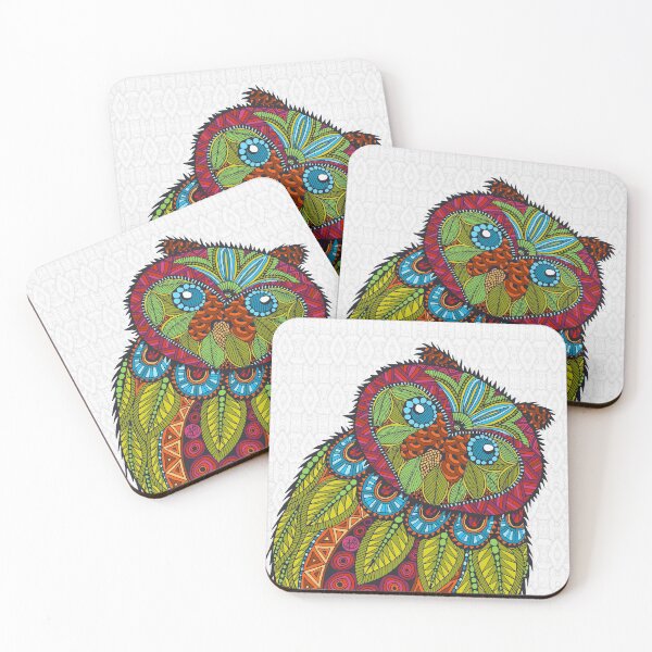 Item preview, Colorful Owl designed and sold by artlovepassion.