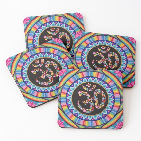 Item preview, Flowery Om Mandala designed and sold by Soozie Wray.