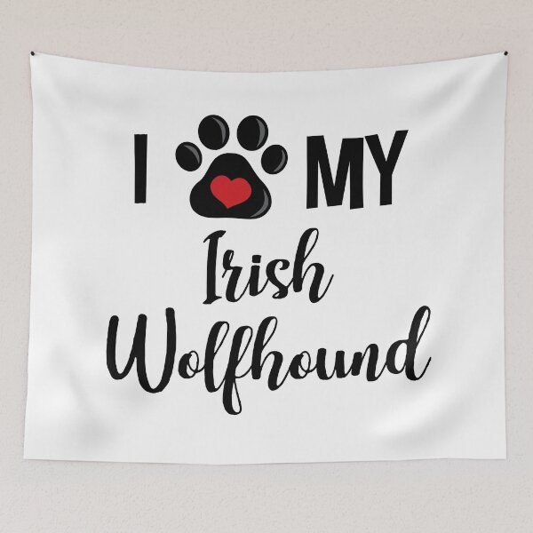Item preview, I Love My Irish Wolfhound designed and sold by InspiredQuotes.