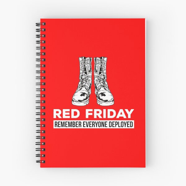 Item preview, Red Friday Combat Boots designed and sold by teesaurus.