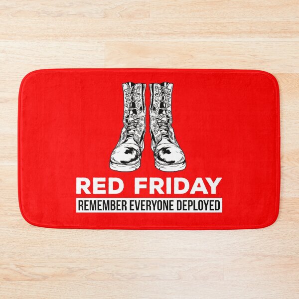 Item preview, Red Friday Combat Boots designed and sold by teesaurus.