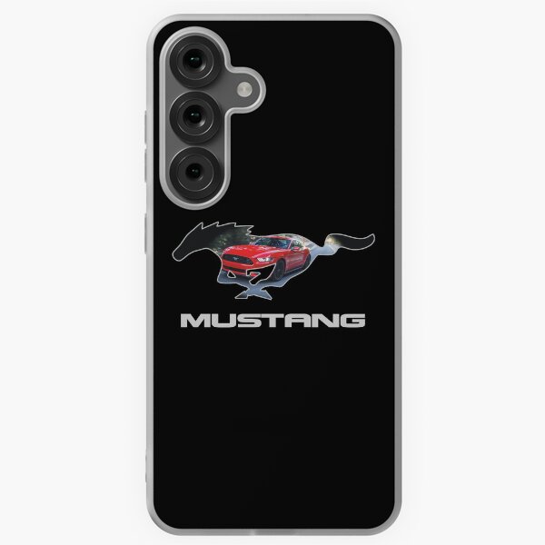 Aperçu de l'œuvre Création de logo Ford Mustang (rouge sur noir) créée et vendue par TheCartist.