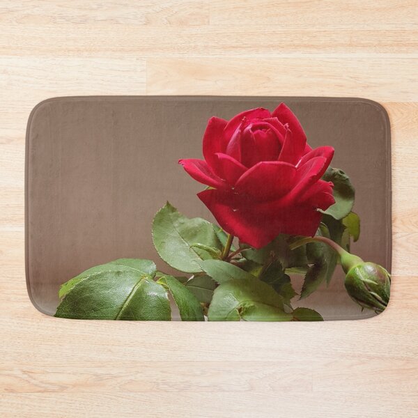 Item preview, Ruby Rose in a Glass Vase designed and sold by niki2028.