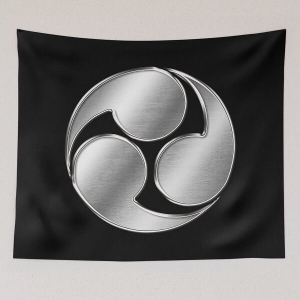 Item preview, Kobayakawa Clan Kamon Silver Chrome designed and sold by Takeda-art.