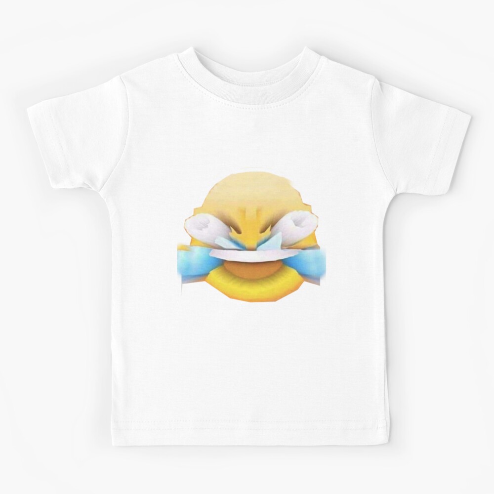 Messed Up Laugh Emoji Kids T Shirt By Samsonbryant Redbubble - galaxy poop emoji t shirt roblox