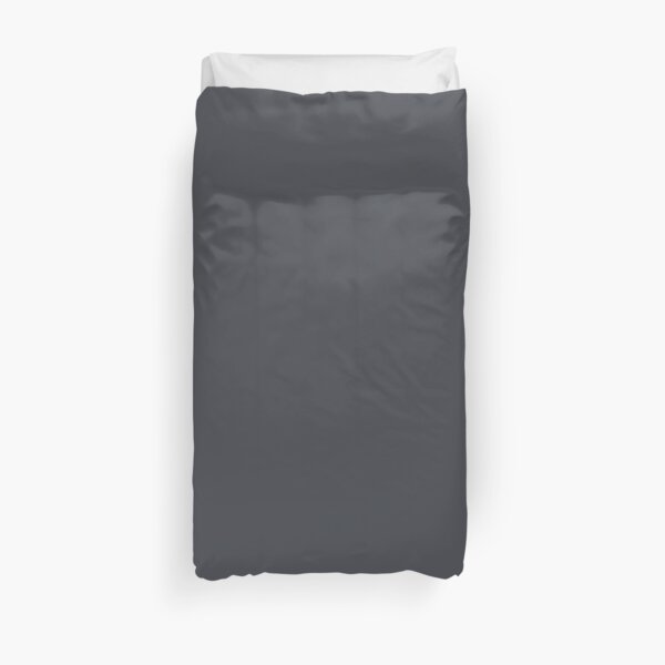 Dark Grey Duvet Cover