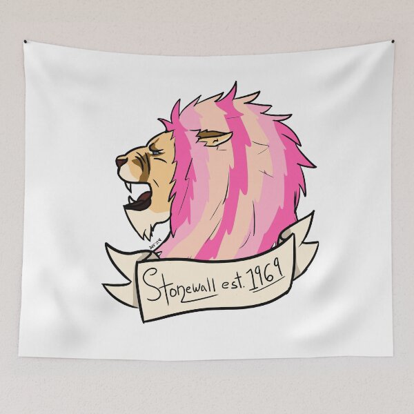 Item preview, Finsexual Stonewall Pride Lion designed and sold by Strawburial.