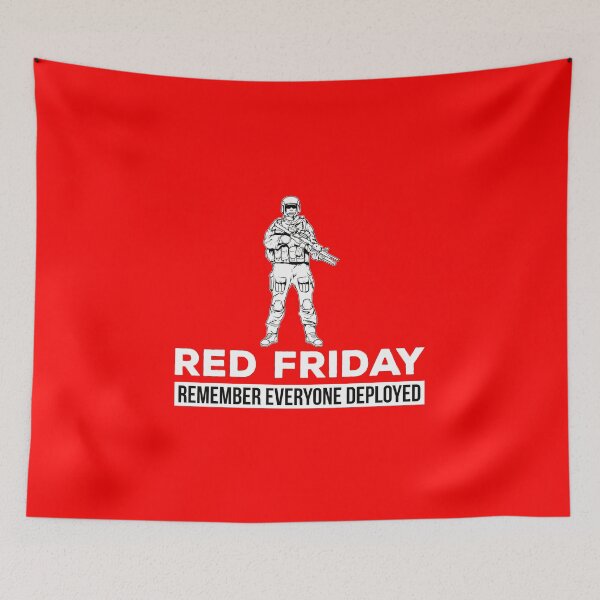 Item preview, Red Friday Soldier designed and sold by teesaurus.