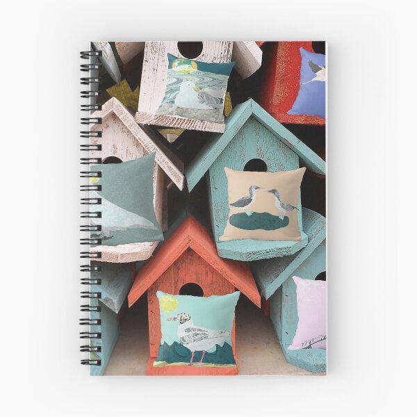 Item preview, Little Bird Cushions for Little Bird Houses Collage designed and sold by MarbleCloud.