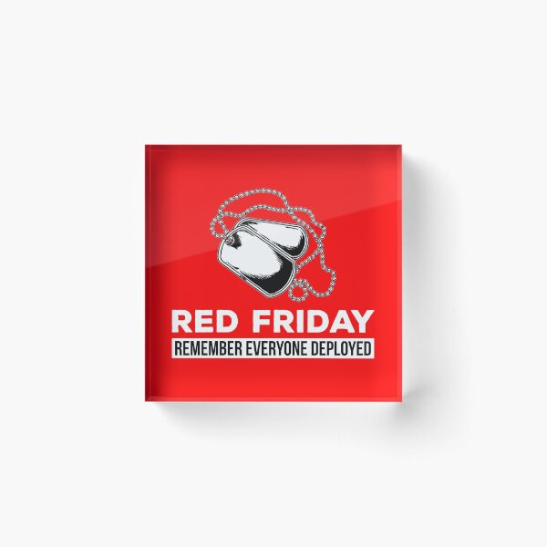 Item preview, Red Friday Soldier Tags designed and sold by teesaurus.