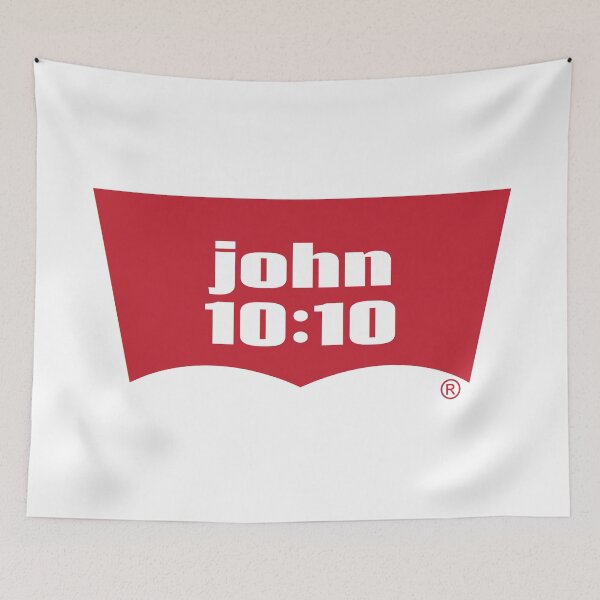Item preview, John 10:10 Quote The Bible designed and sold by ProjectX23.