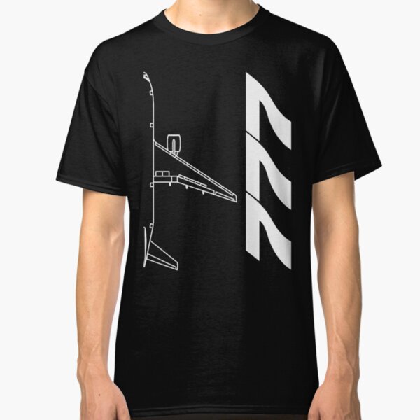 Boeing 777 Top View Classic T-Shirt