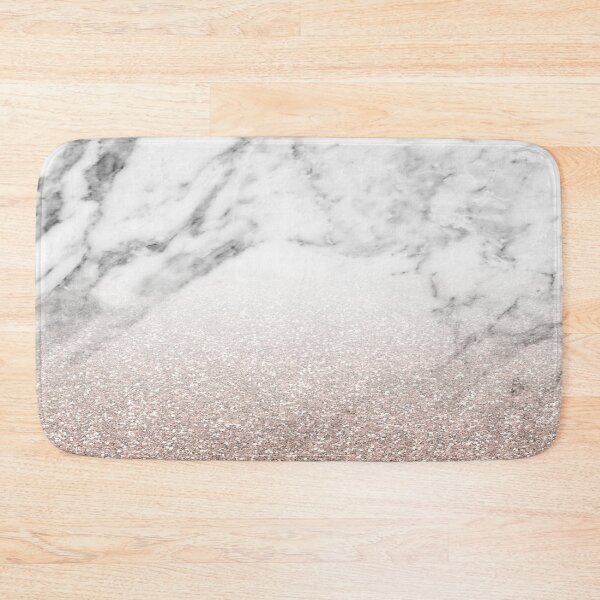 Item preview, Rose gold glitter on marble designed and sold by peggieprints.