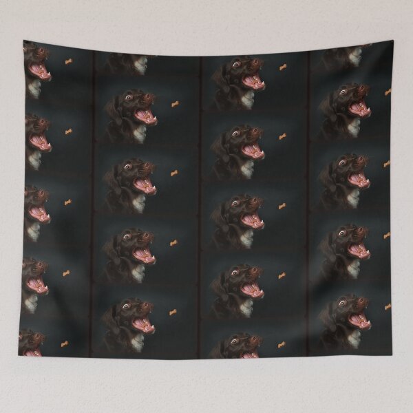 Item preview, Brown Labrador is grabbing treat designed and sold by Toffy2222.