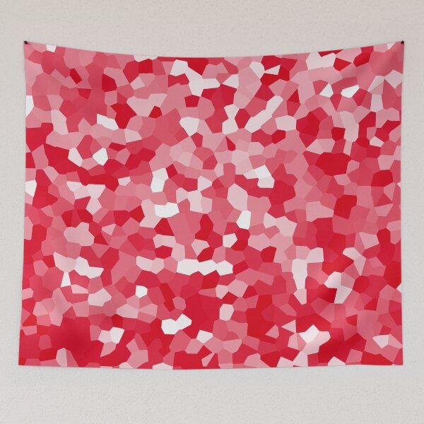 Item preview, Abstract Crimson Ruby Polygon Mosaic Pattern designed and sold by Dator.