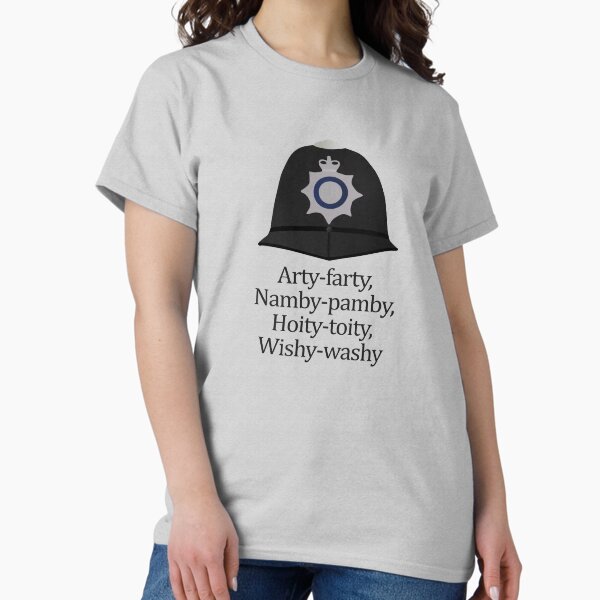Item preview, Thin Blue Line Arty Farty Police design designed and sold by GetItGiftIt.