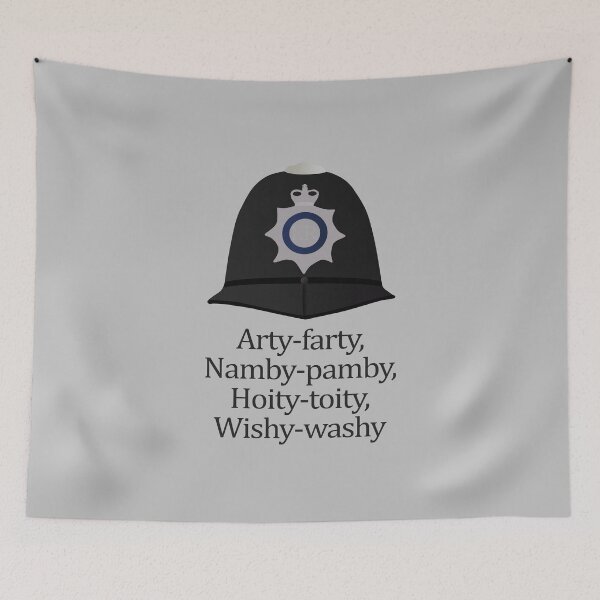 Item preview, Thin Blue Line Arty Farty Police design designed and sold by GetItGiftIt.