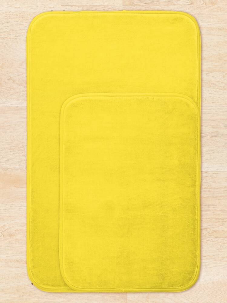 Alternate view of All imperial yellow Bath Mat