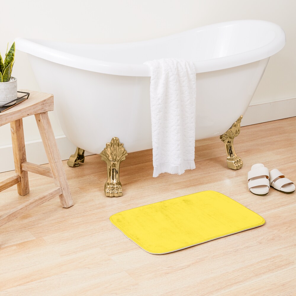 All imperial yellow Bath Mat