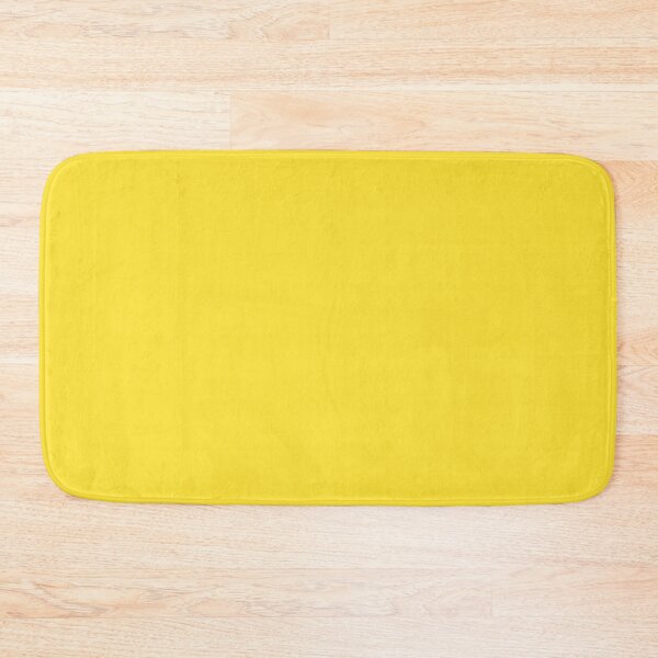 All imperial yellow Bath Mat