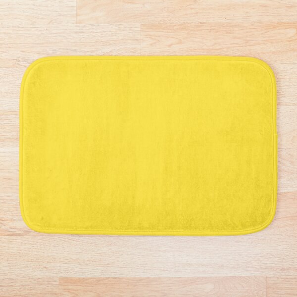 All imperial yellow Bath Mat