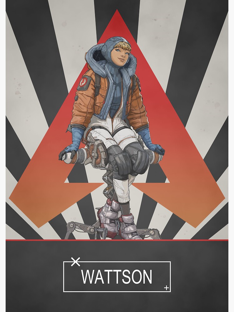 Apex Legends Wattson Radial Character Poster Sticker By Gemini Phoenix Redbubble