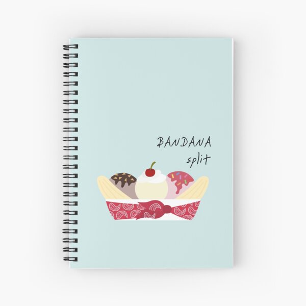 Bandana Split Spiral Notebook