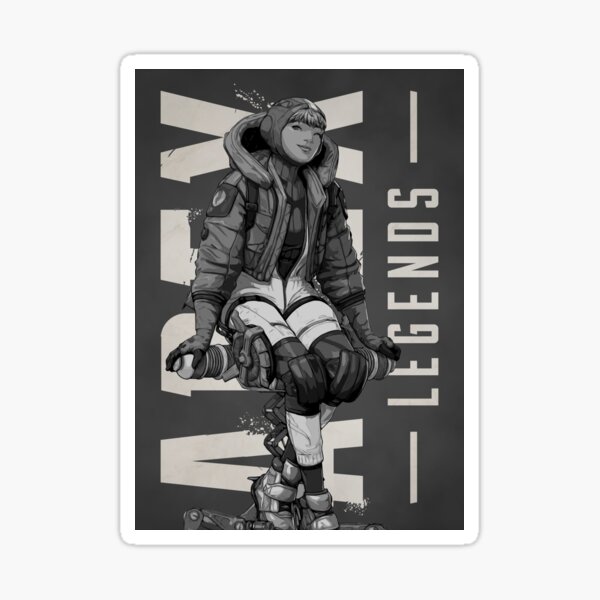 Apex Legends Wattson Black White Character Poster Sticker For Sale By Gemini Phoenix Redbubble