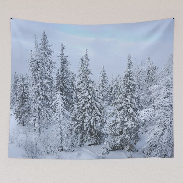 Item preview, Snowy forest at the White Mountain designed and sold by Svetlana Korneliuk.
